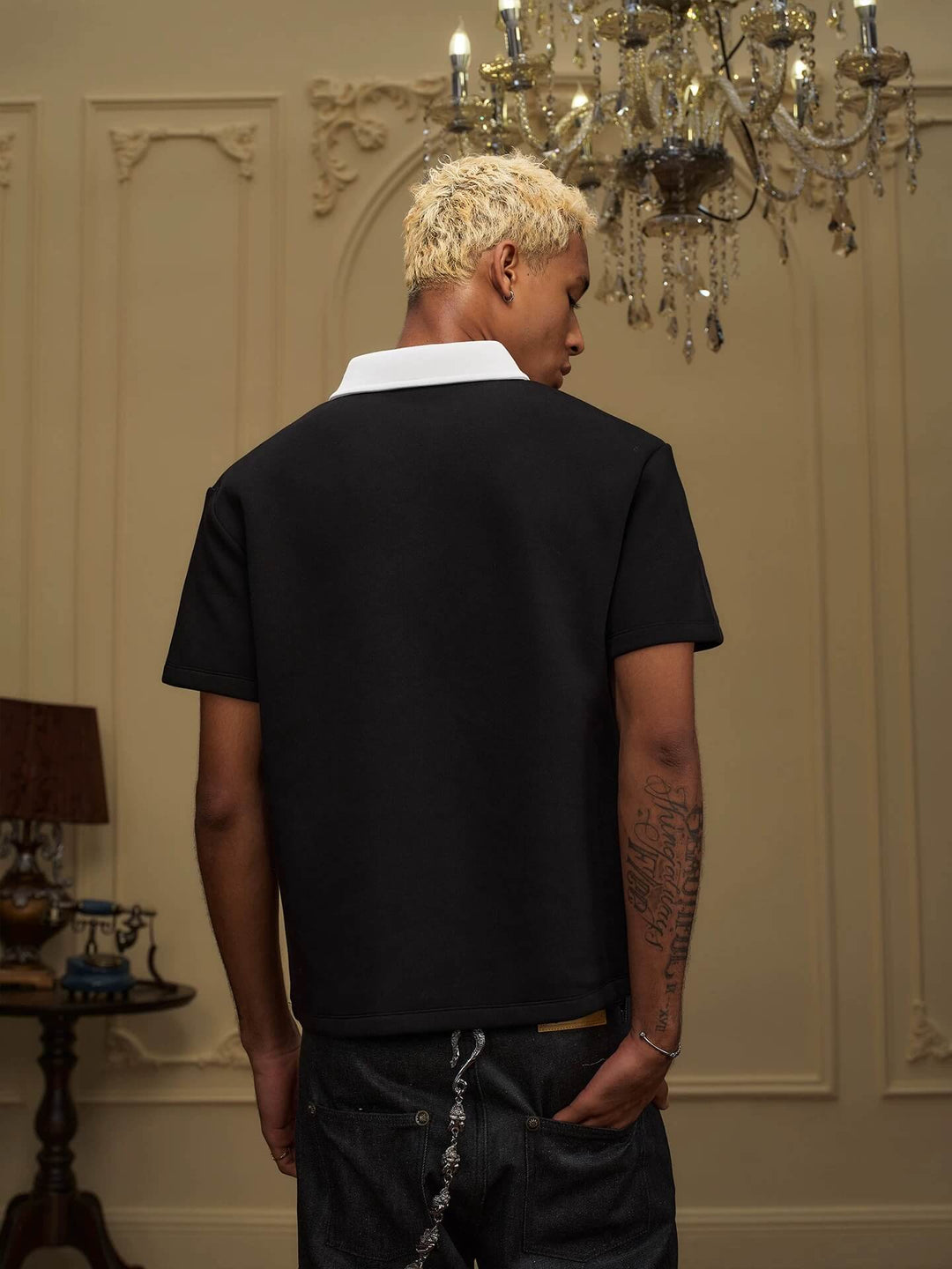 YADcrew Lion Crest Embroidered Polo Shirt | Face 3 Face