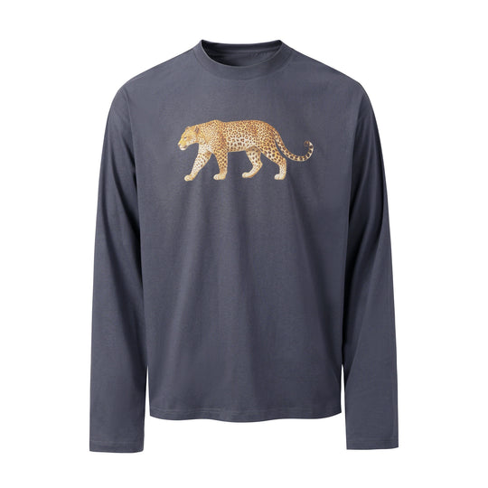 NOVACAM Leopard Digital Print Long Sleeve Tee | Face 3 Face