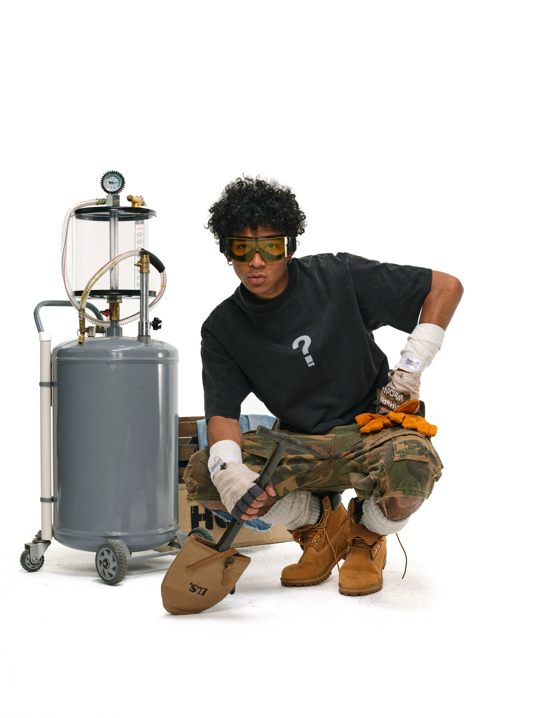 ANTIDOTE Question Mark Print Tee | Face 3 Face