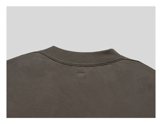 UNDERWATER Brown Sand-Washed Basic Faded Tee | Face 3 Face