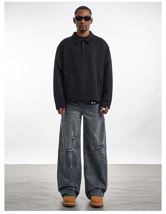 F3F Select Holes Faded Distressed Jeans | Face 3 Face