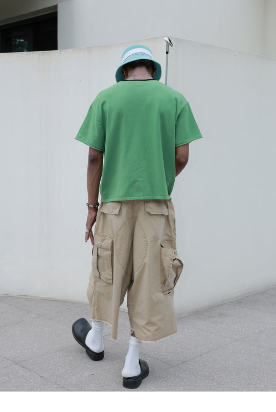 STEEPC Printed Boxy Knit Tee | Face 3 Face