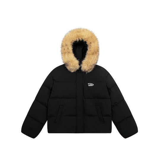 Achock Fur Hooded Down Jacket | Face 3 Face