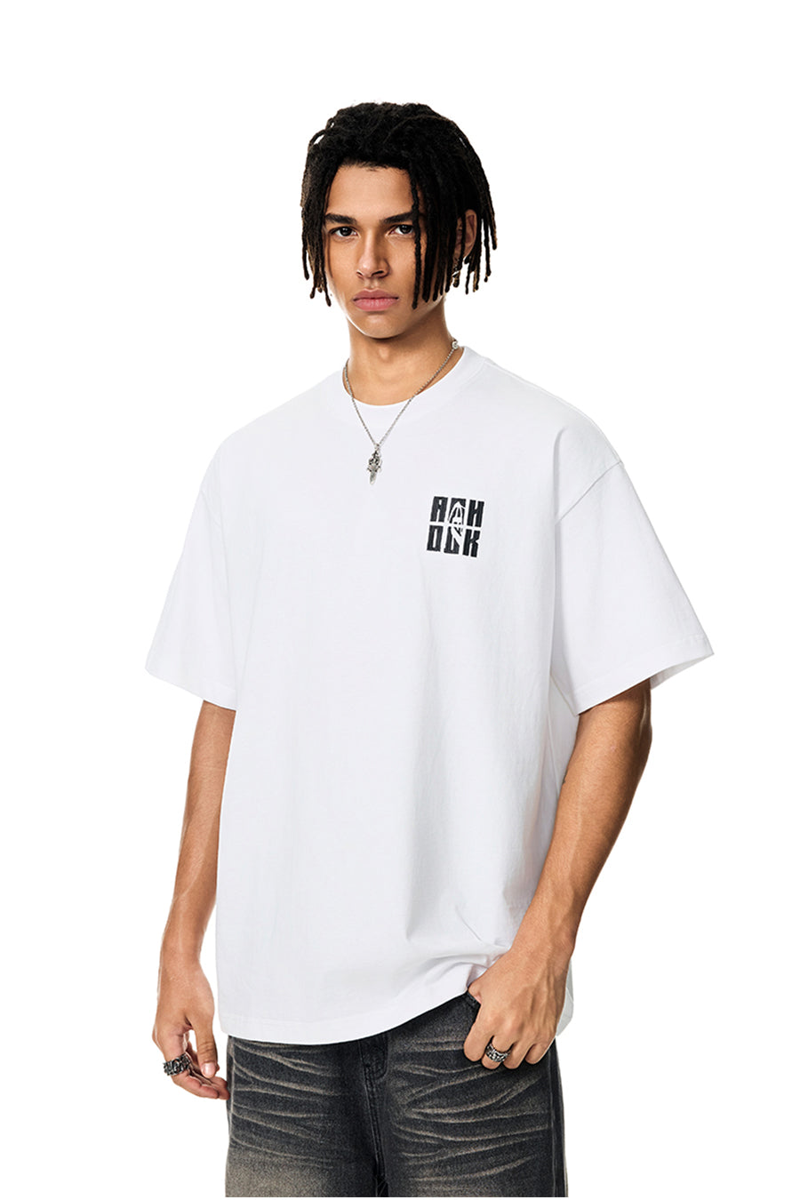 Achock Small Logo Embroidery Tee | Face 3 Face