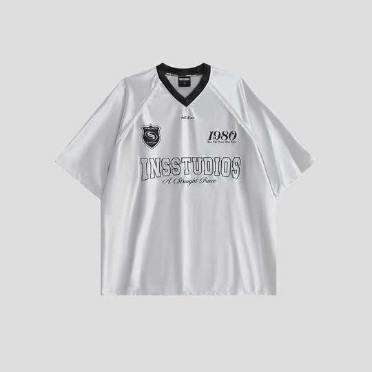 INSstudios Lace Letters Logo Soccer Jersey | Face 3 Face