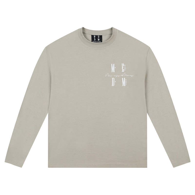 MEDM Basic Logo Comfort Temperature Long Sleeve Tee | Face 3 Face