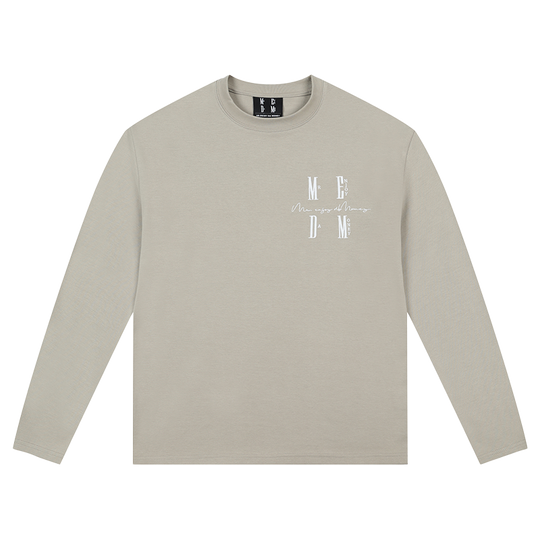 MEDM Basic Logo Comfort Temperature Long Sleeve Tee | Face 3 Face