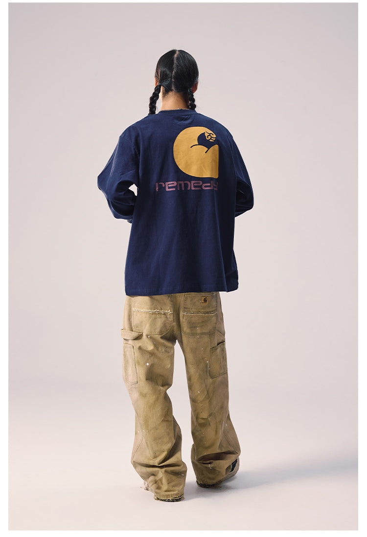 Remedy Biceps Inspired Print Long Sleeve Tee | Face 3 Face