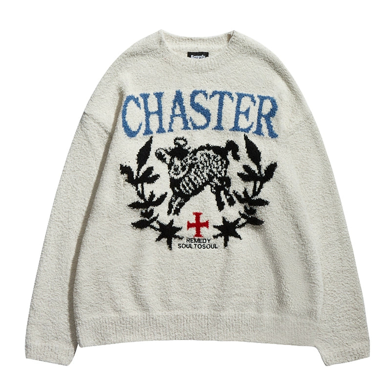 Remedy CHASTER Jacquard Knit Sweater | Face 3 Face
