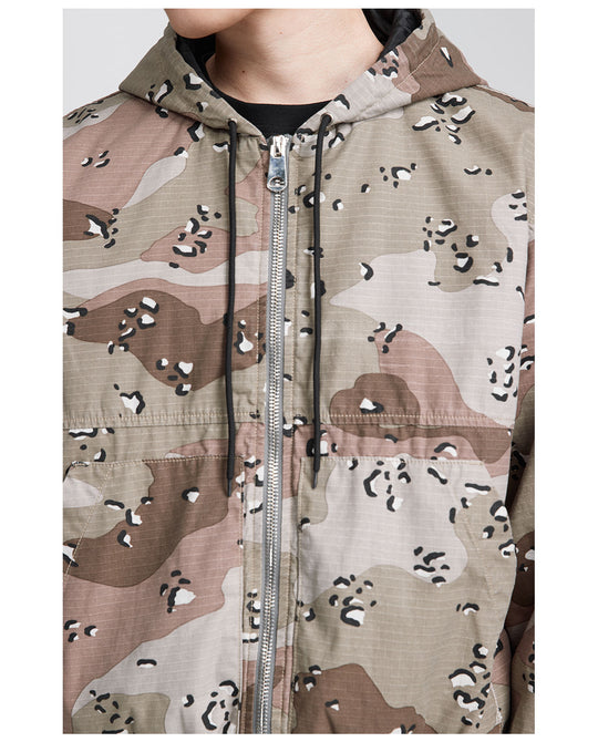 NOVACAM Camouflage Military Hooded Work Jacket | Face 3 Face