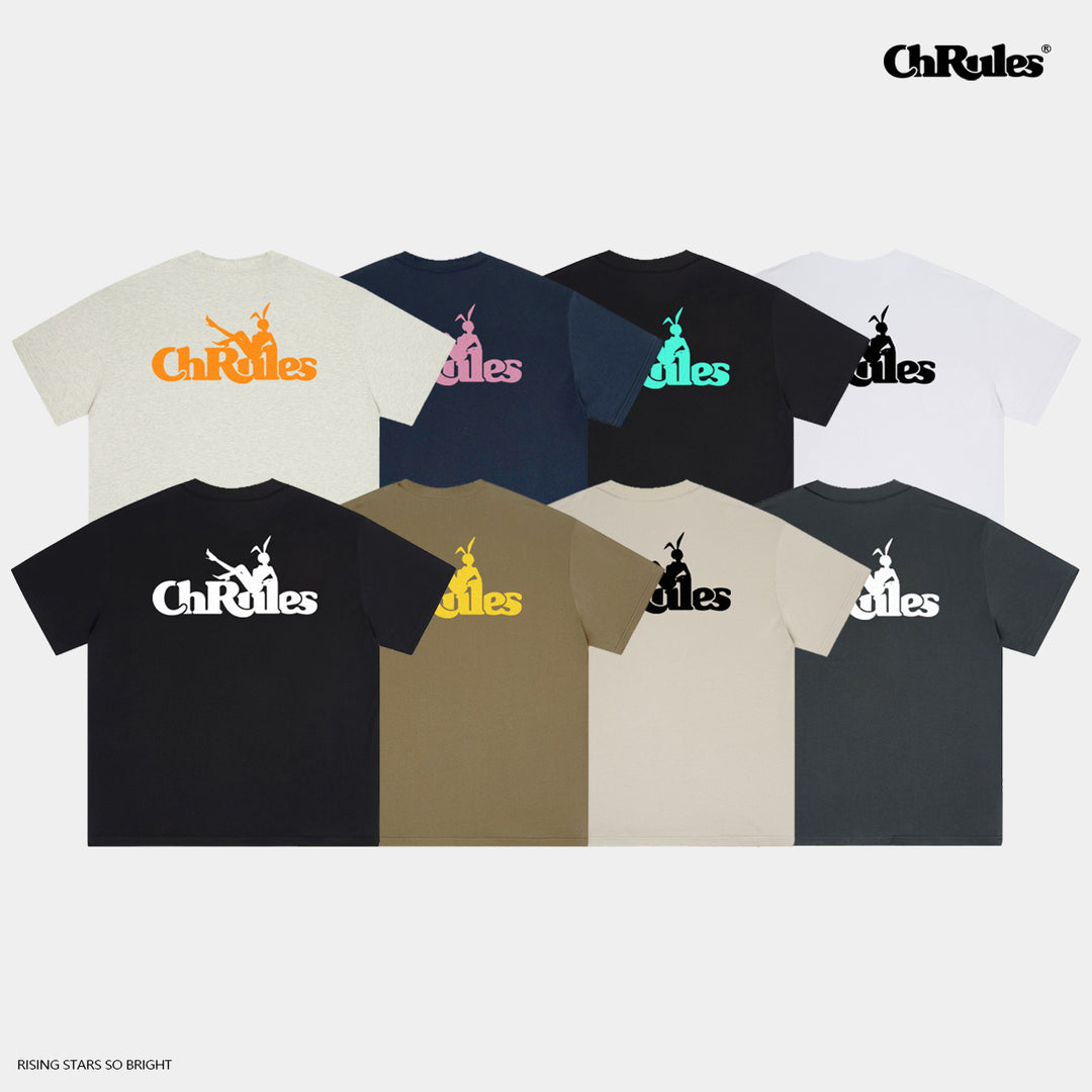 Cashrules / CHRULES Rabbit Girl Basic Logo Tee | Face 3 Face