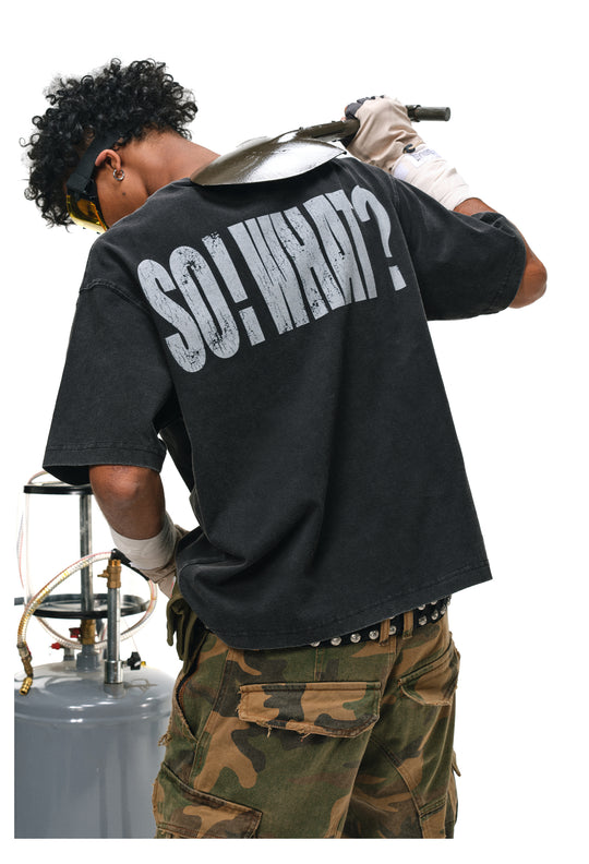 ANTIDOTE Question Mark Print Tee | Face 3 Face