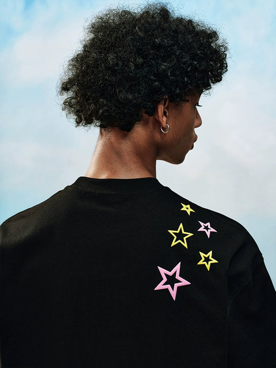 YADcrew Stud Puzzle Star Foam Print Tee | Face 3 Face