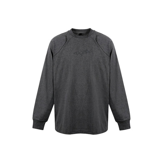 1807 Wax Print Patchwork Long Sleeve Tee | Face 3 Face