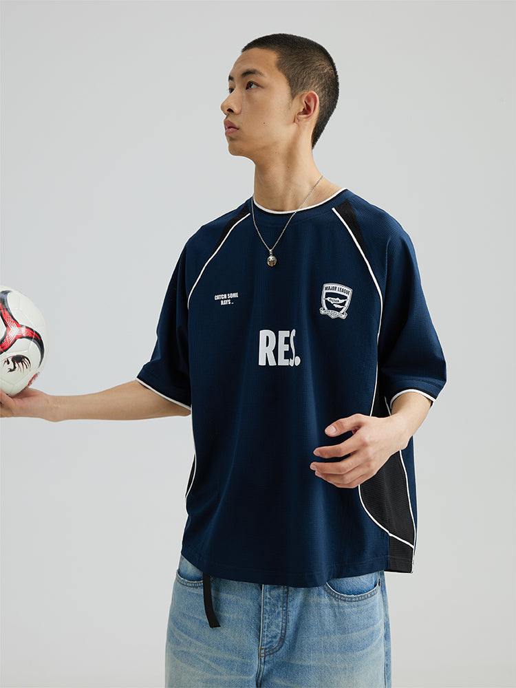RESTICK Silk Mesh Retro Soccer Jersey | Face 3 Face