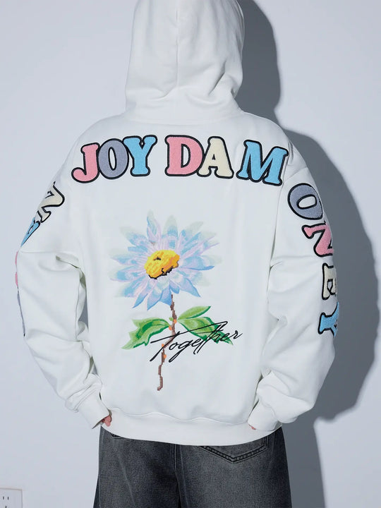MEDM Daisy Floral Hoodie | Face 3 Face