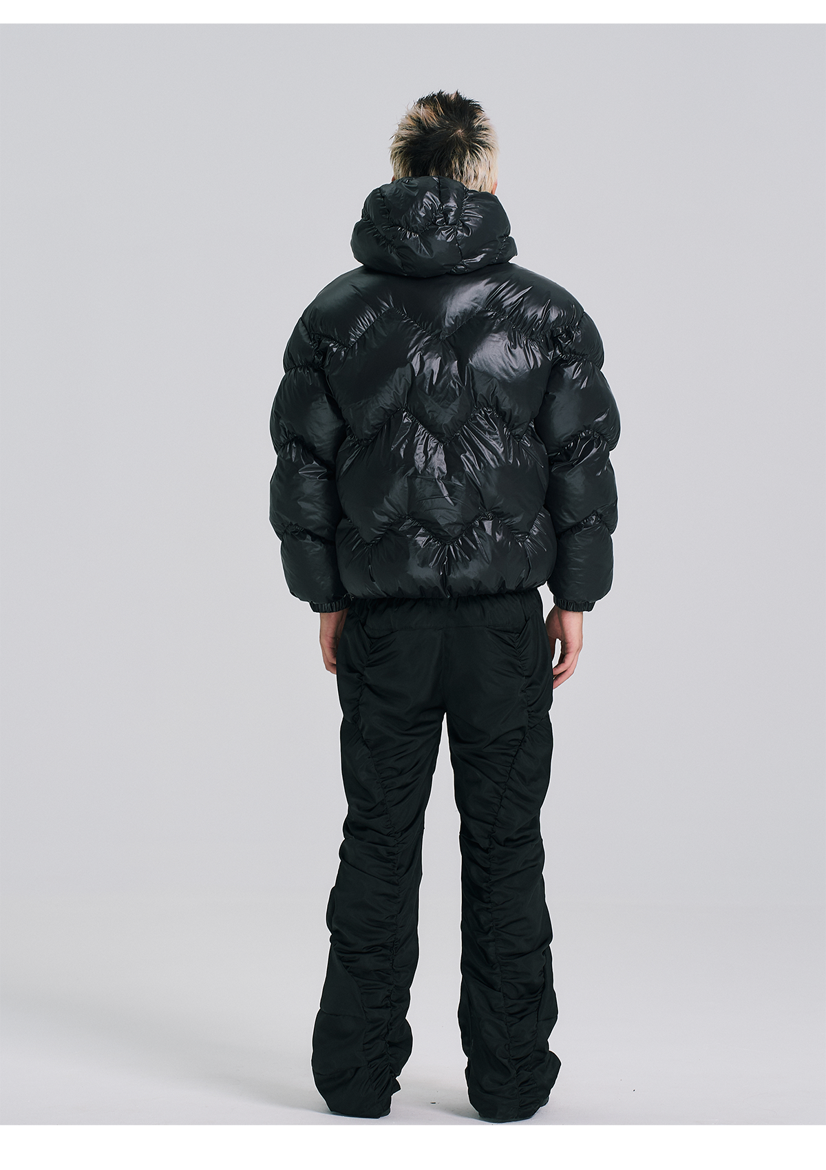 EVILKNIGHT(EK) Hooded Puffer Jacket | Face 3 Face