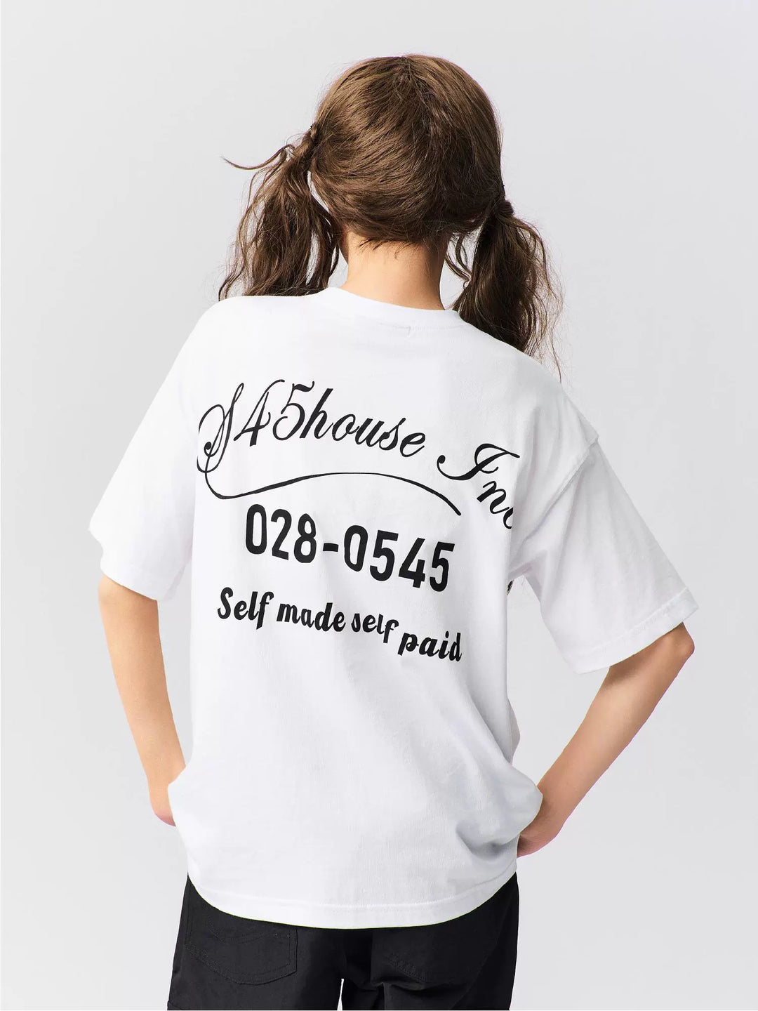 S45 Text Typography Printed Tee | Face 3 Face