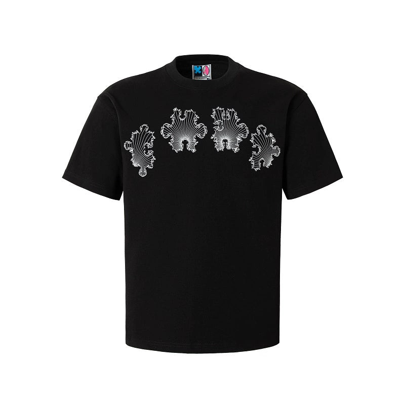 YADcrew Line Puzzle Logo Print Tee | Face 3 Face