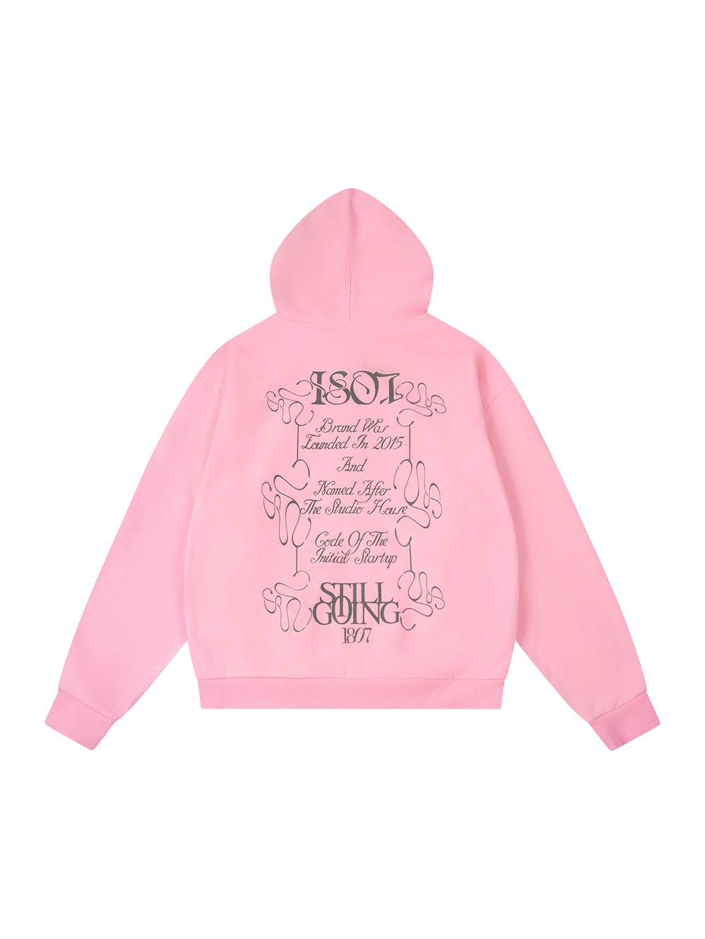 1807 Hood Embroidered Zip Up Hoodie | Face 3 Face