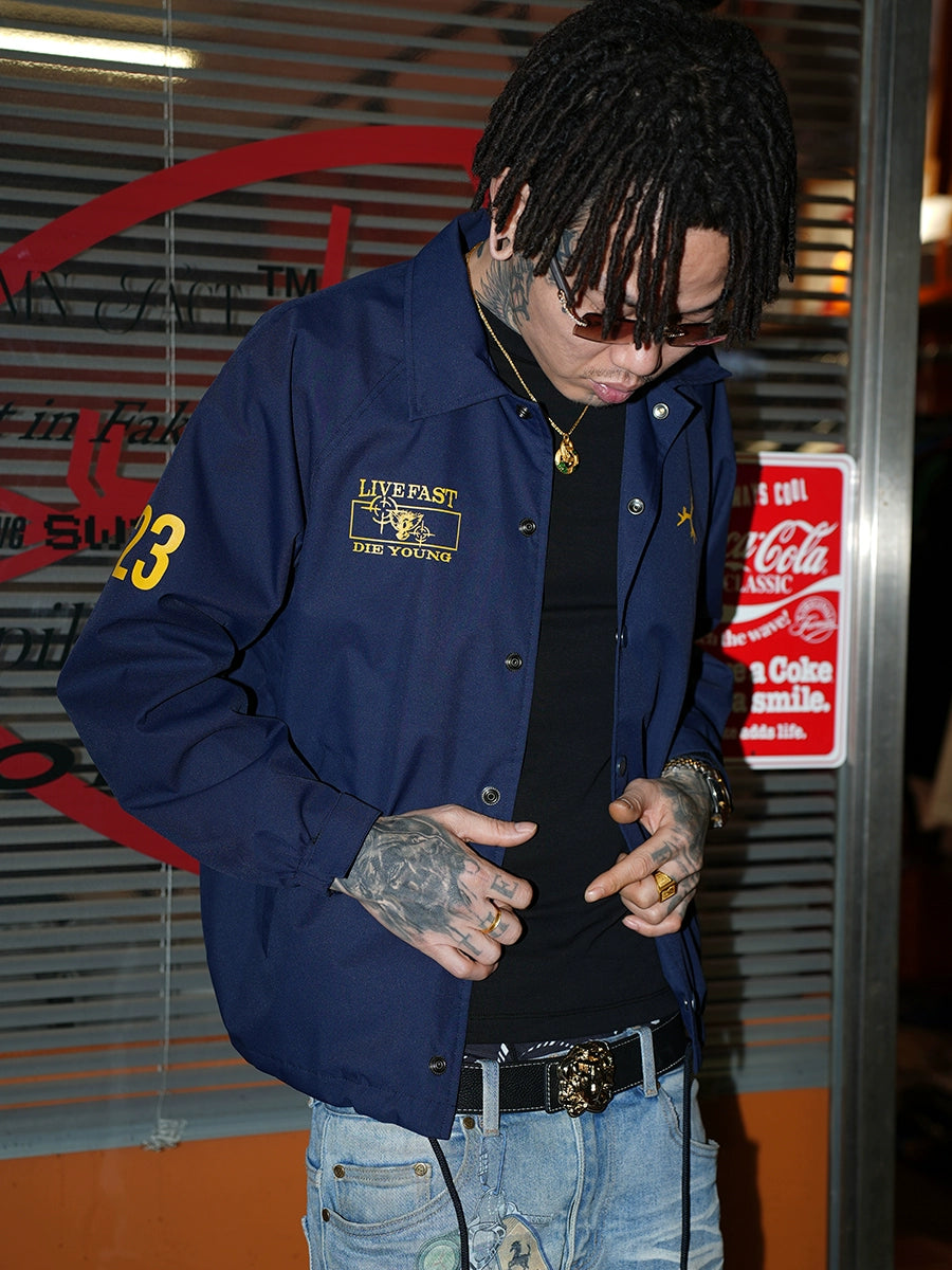 TGFCLUB 223 Print Coach Jacket | Face 3 Face