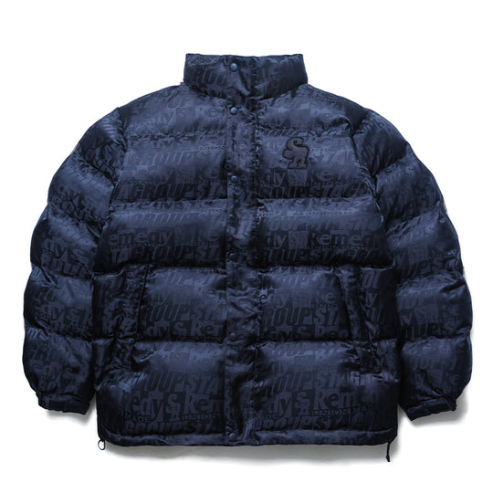 Remedy x STA STARMD SR 3D Logo Full Print Puffer Jacket | Face 3 Face