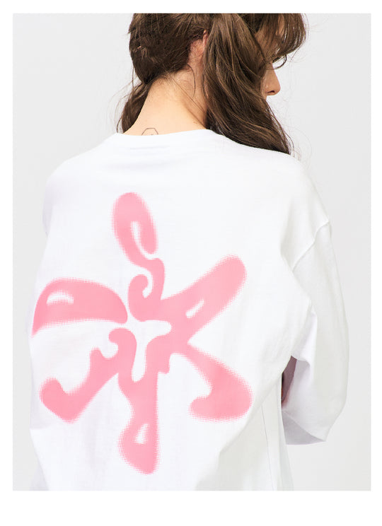 S45 Dot Logo Printed Long-Sleeve Tee | Face 3 Face