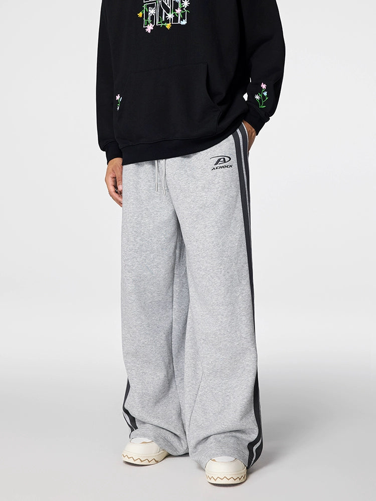 Achock Side Striped Baggy Sweatpants | Face 3 Face