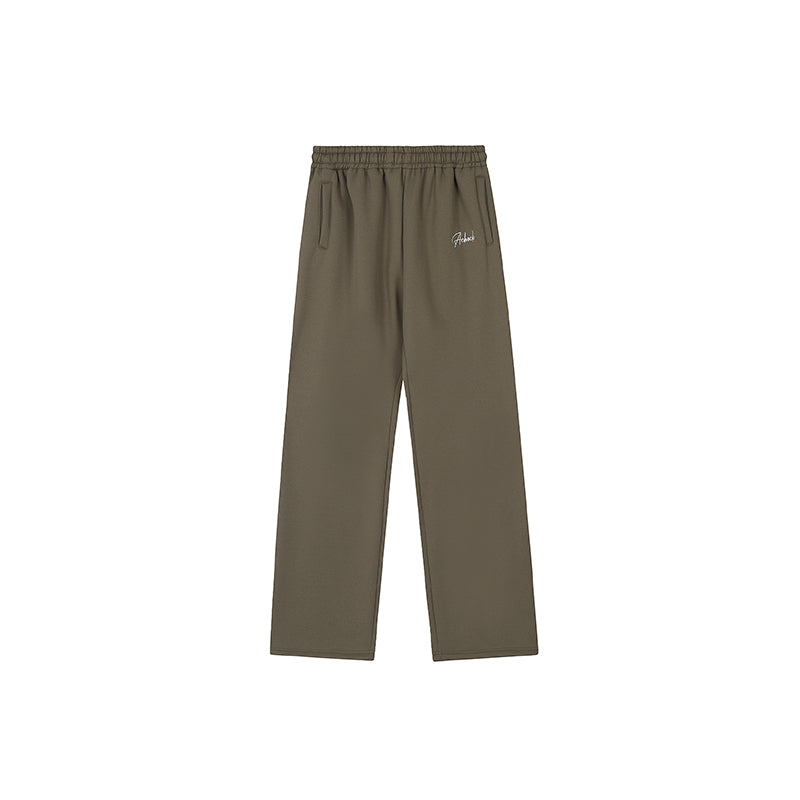 Achock Logo Embroidery Basic Sports Sweat Pants