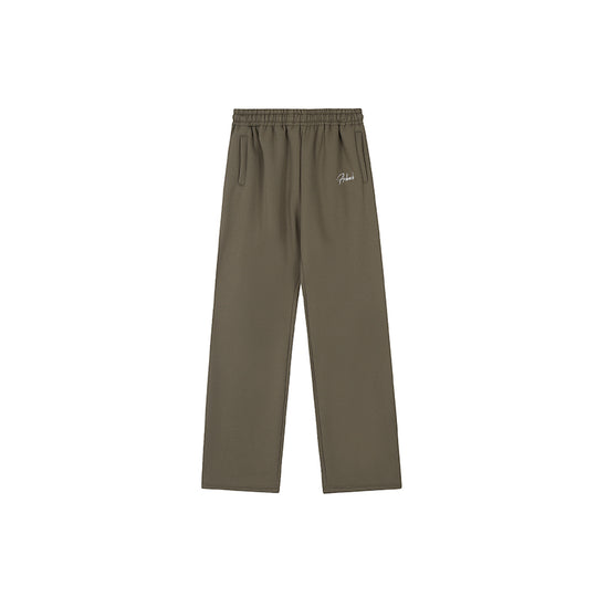 Achock Logo Embroidery Basic Sports Sweat Pants