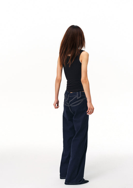 EVILKNIGHT(EK) Devil Eye Structured Canvas Pants | Face 3 Face