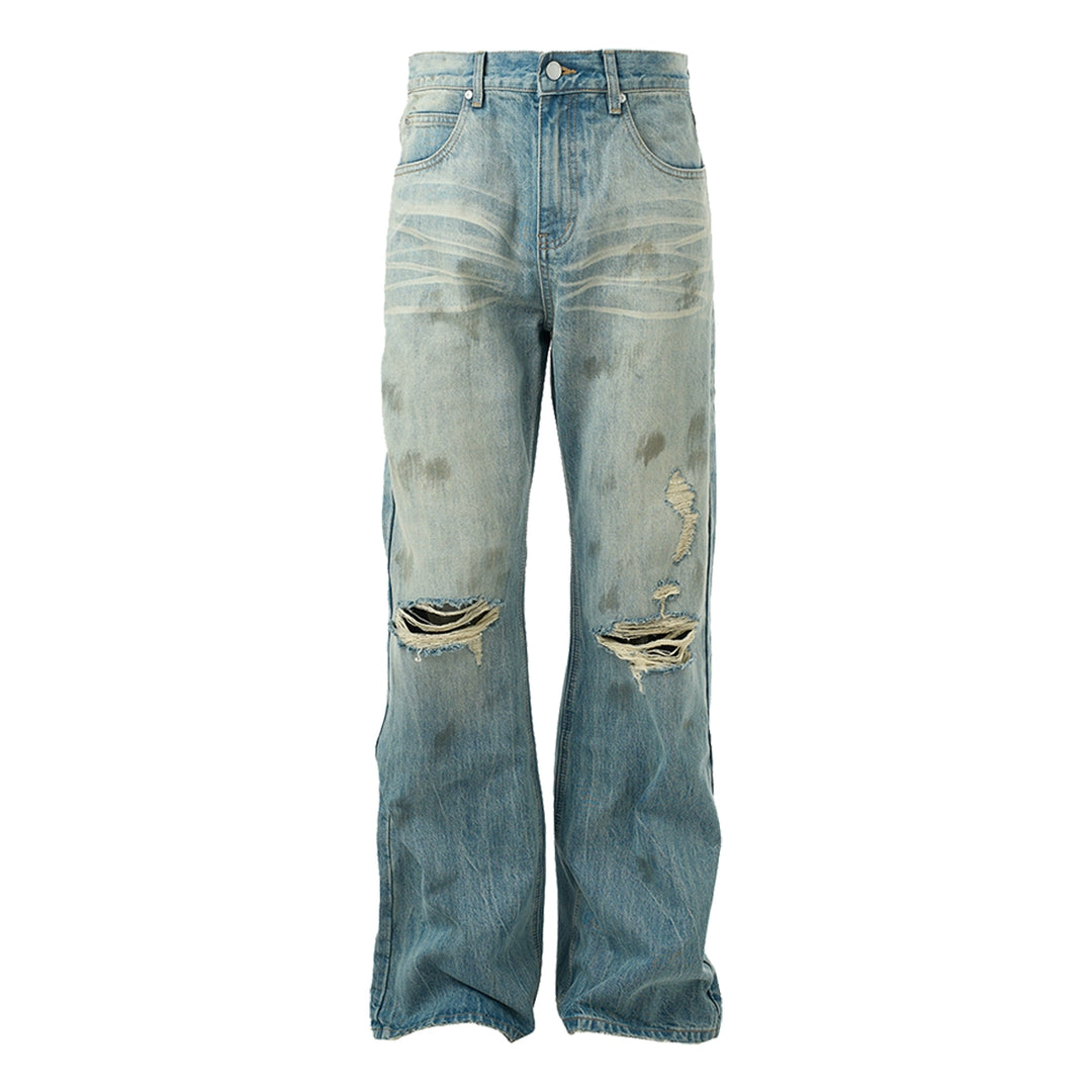 STEEPC Dirty Washed Faded Distressed Jeans | Face 3 Face