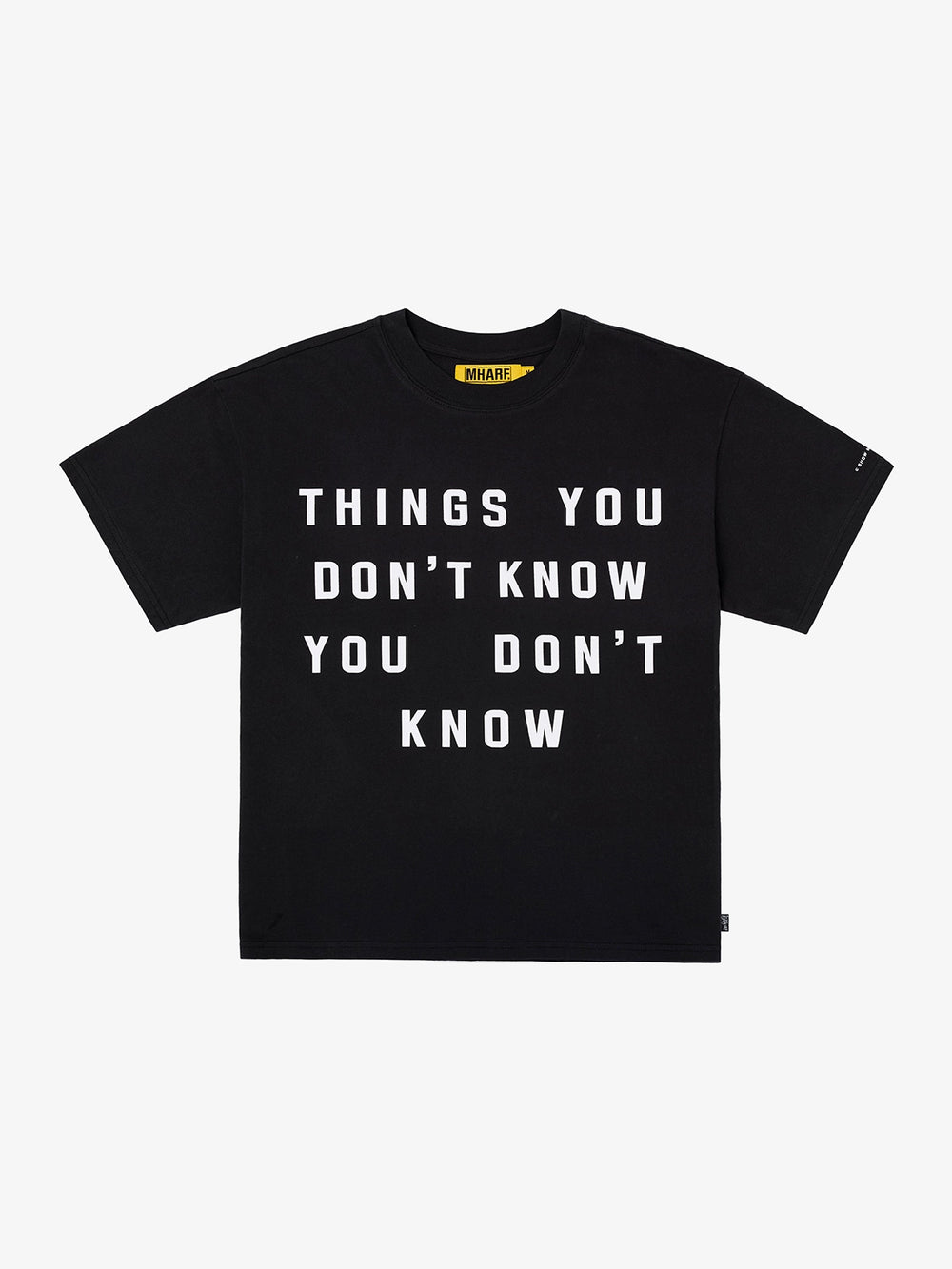 MHARF THINGS YOU DON'T KNOW Print Tee | Face 3 Face