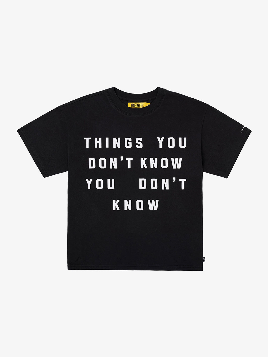 MHARF THINGS YOU DON'T KNOW Print Tee | Face 3 Face