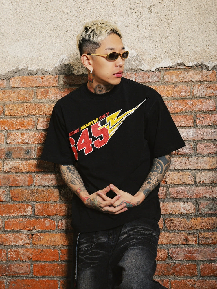 S45 Lightning Bolt Logo Tee | Face 3 Face