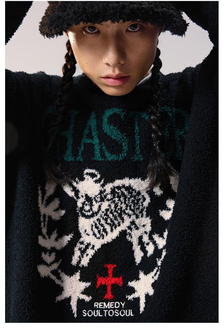 Remedy CHASTER Jacquard Knit Sweater | Face 3 Face