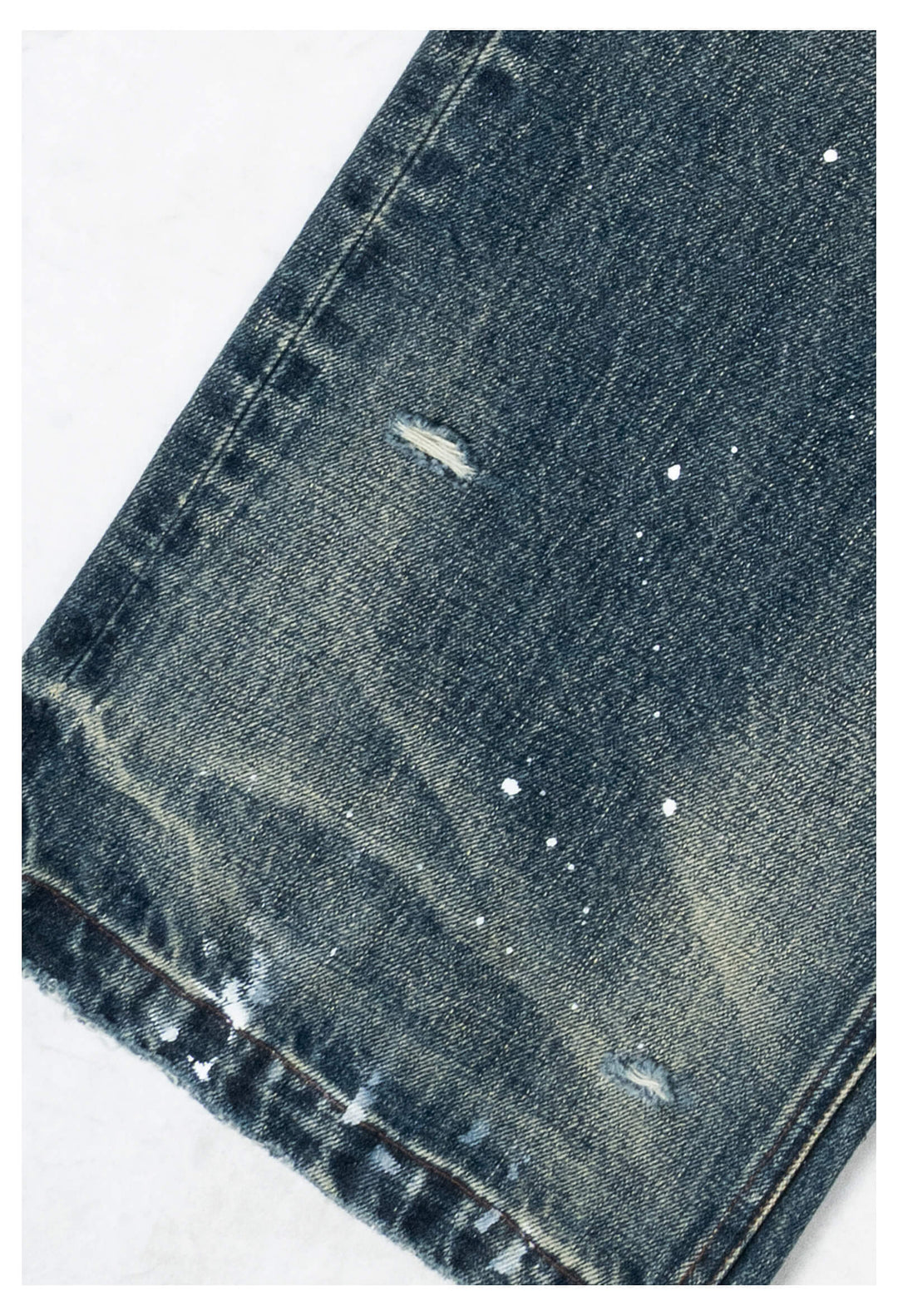 ANTIDOTE Distressed Leopard Patchwork Washed Jeans | Face 3 Face