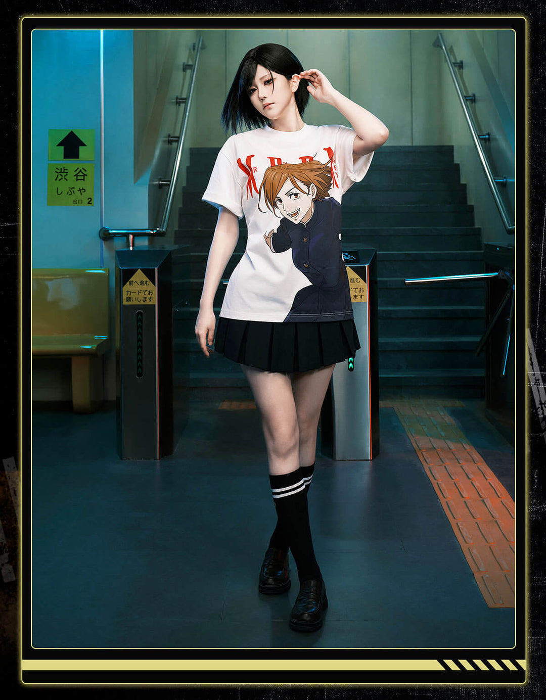 MEDM × Jujutsu Kaisen Shibuya Incident Arc Character Print Tee | Face 3 Face