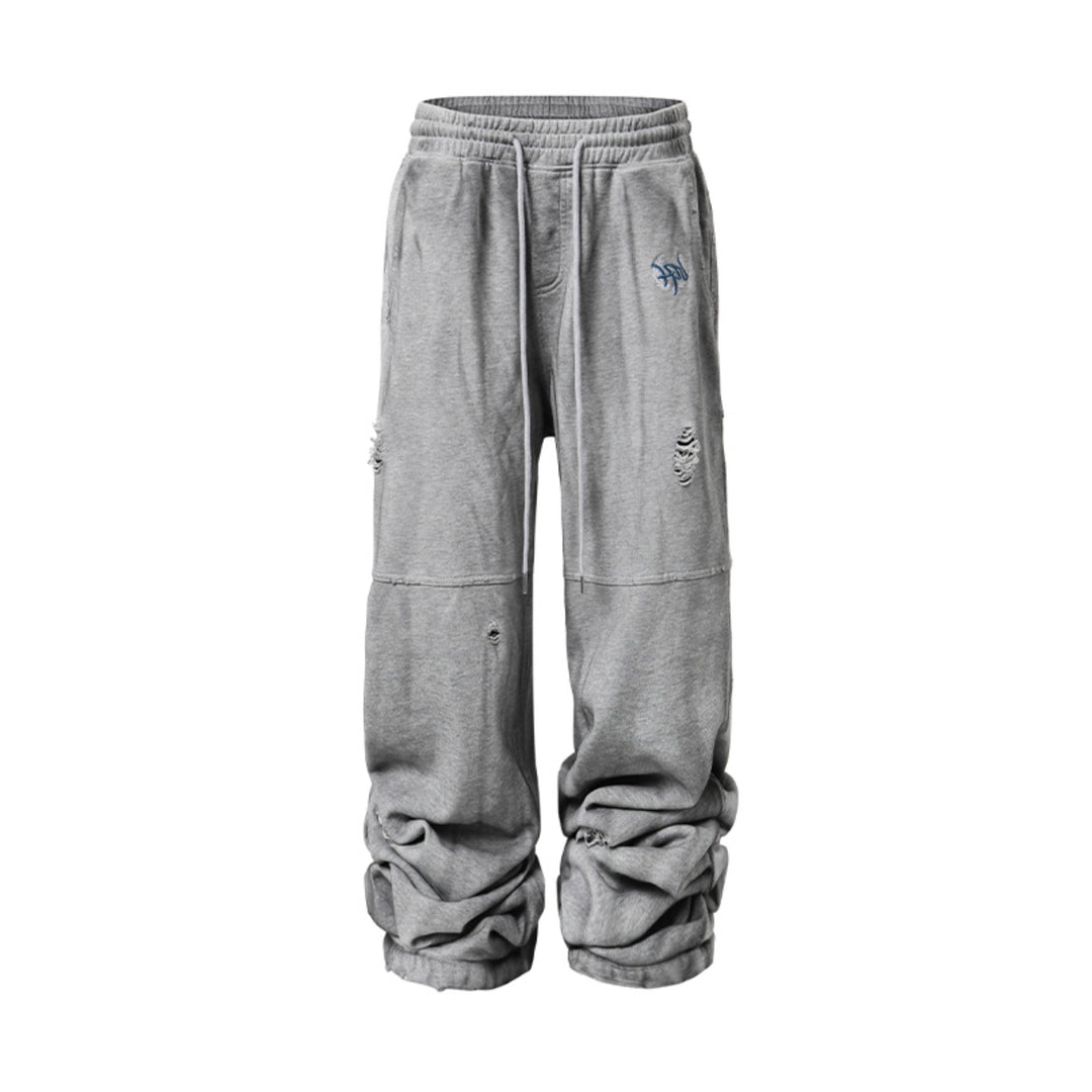 KARMANISTIC Distressed Flag Print Jogger Sweatpants | Face 3 Face