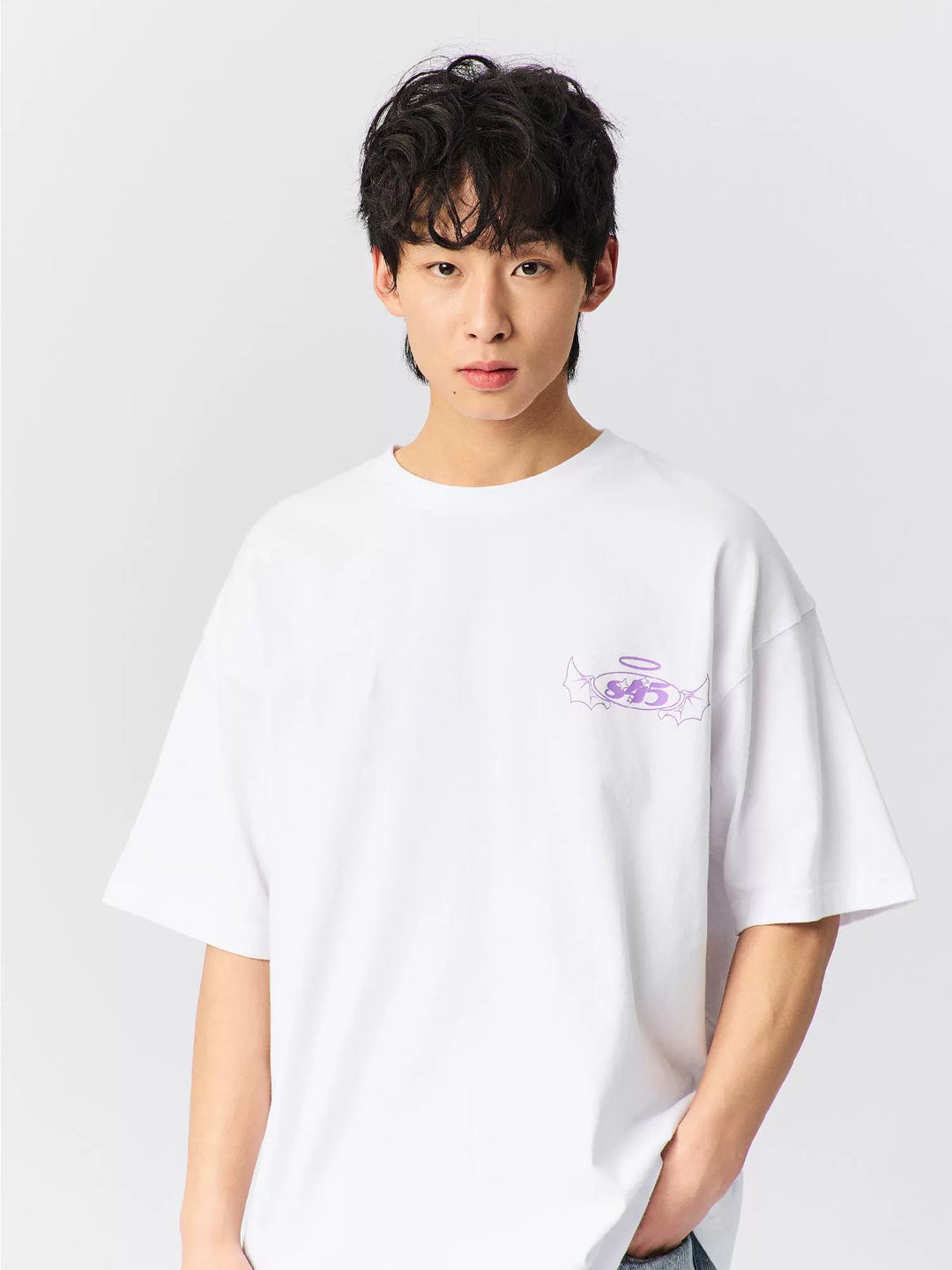 S45 Angel and Devil Print Tee | Face 3 Face