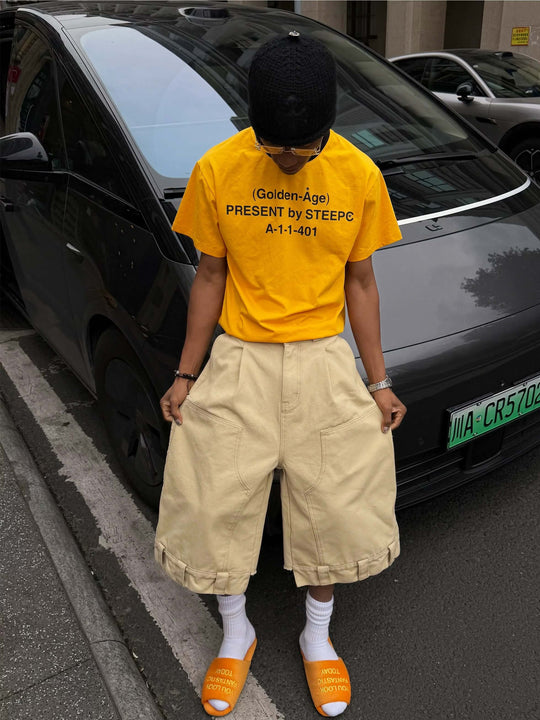 STEEPC Double Knee Carpenter Baggy Shorts | Face 3 Face