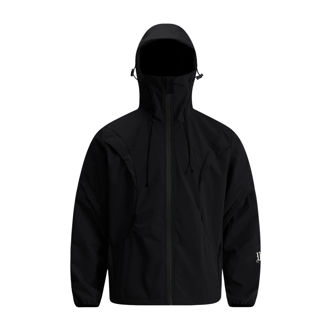 F3F Select Functional Drawstring Hooded Technical Jacket | Face 3 Face