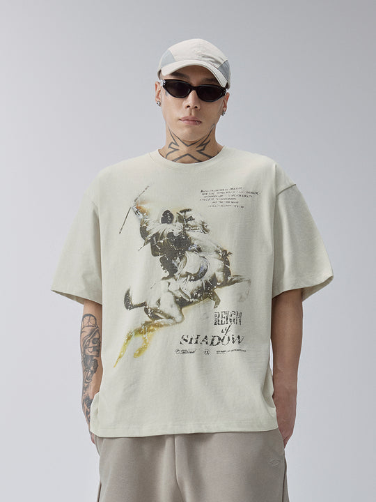 F2CE Vintage Knight Print Tee | Face 3 Face