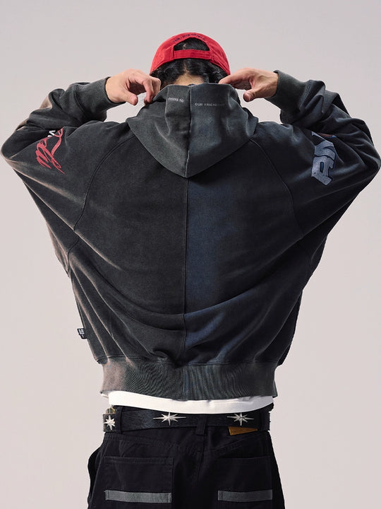 Remedy Washed Separate Raglan Hoodie | Face 3 Face