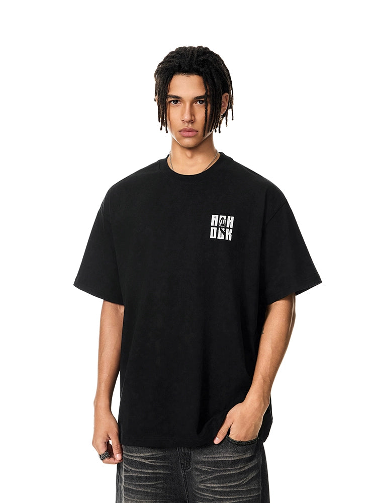 Achock Small Logo Embroidery Tee | Face 3 Face