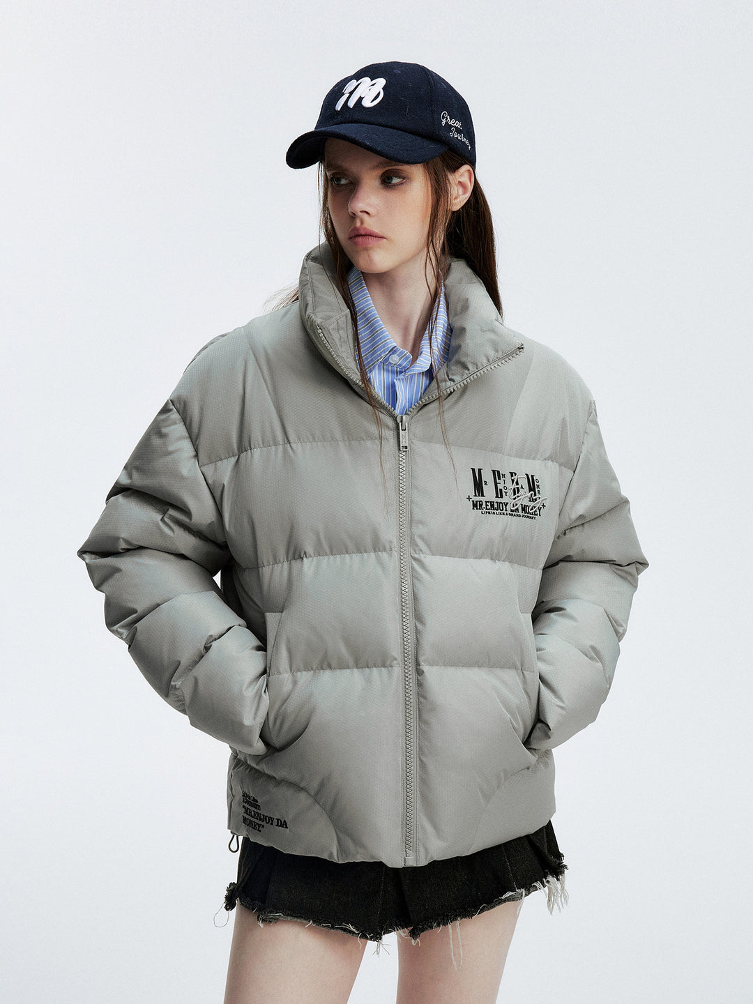 MEDM Honeycomb Pattern Down Jacket | Face 3 Face