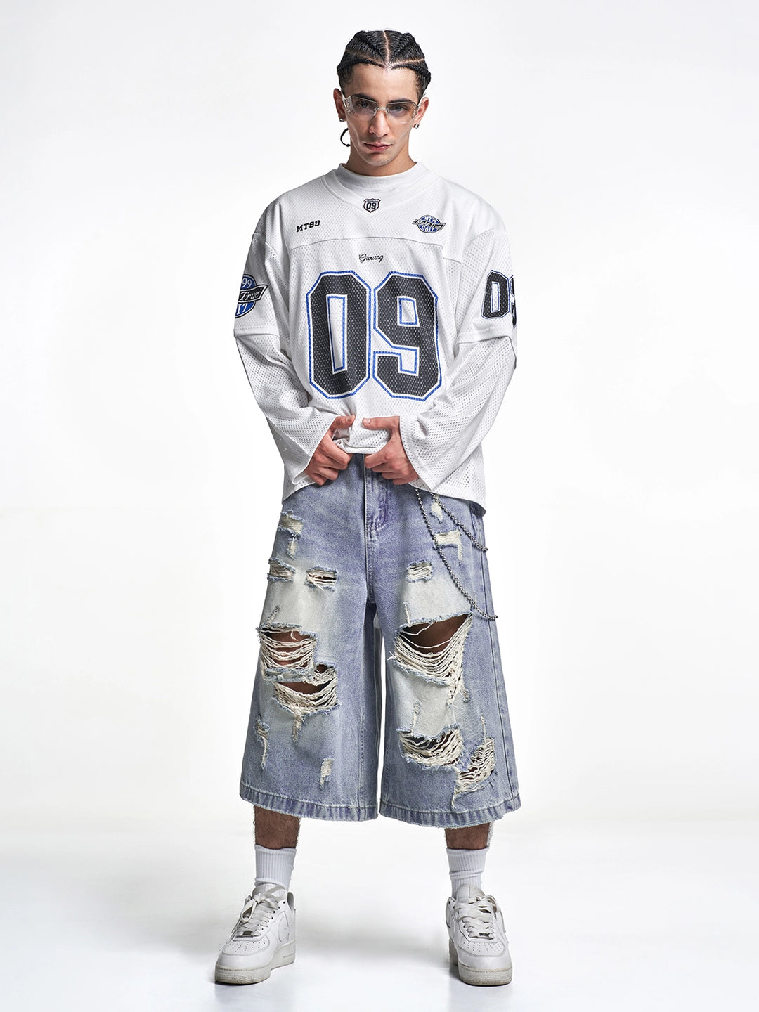 F3F Select 09 Numbered Mesh Long Sleeve Hockey Jersey | Face 3 Face