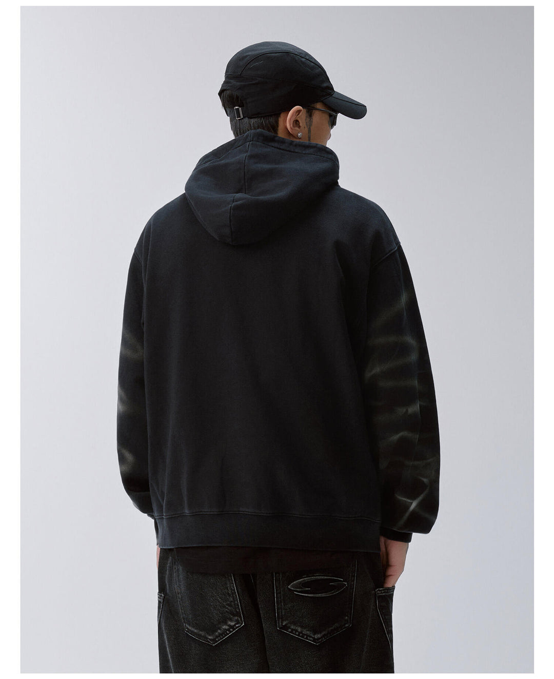 F2CE Tie Dye Distressed Embroidered Hoodie | Face 3 Face