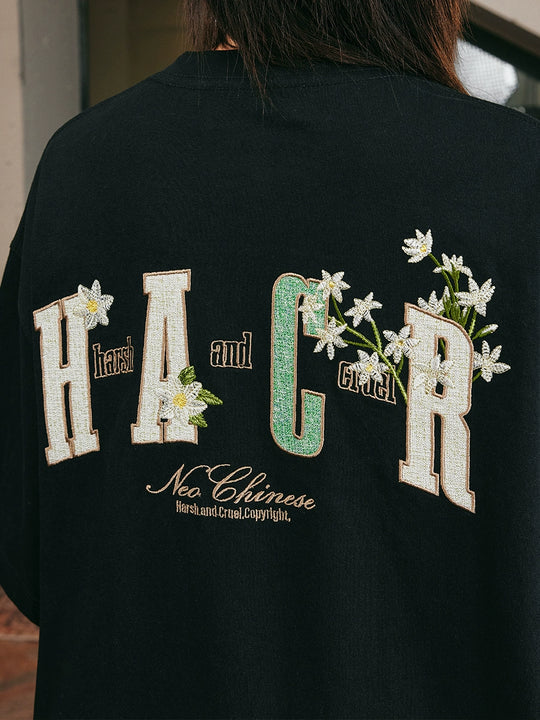 Harsh and Cruel HACR Ethnic Flower Patch Embroidery Tee | Face 3 Face