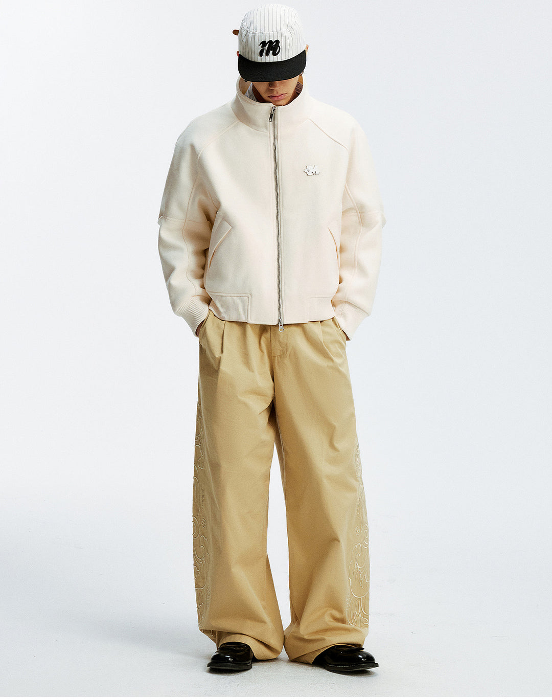 MEDM Metal Logo Tweed Jacket | Face 3 Face